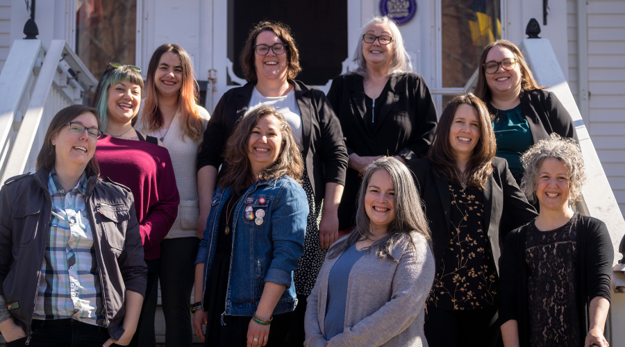 Women's Network PEI staff in December 2018